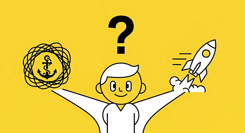 Imagem para o questionário Sua empresa é uma Âncora ou um Acelerador?
