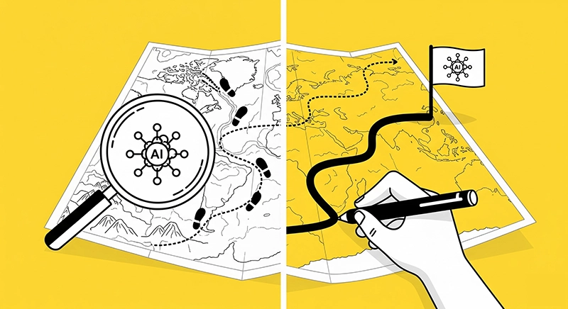 Imagem para o questionário Sua equipe é uma Exploradora ou Pioneira em IA?